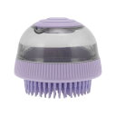 CAPASTEC ペットブラシ 肌を清潔 猫ブラシ 犬ブラシ お風呂用 ペット用入浴ブラシ シャンプー収納付き 丸洗い可能 抜け毛取り マッサージ 長毛 短毛 ...