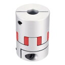 アルミニウムシャフトカップリング18mmから18mmフ レキシブルスー パイダーカップリングL78mm x D55mmカプラージョース パイダーシャフトジョイントコネクター3DプリンターDIYエンコーダーCNCルーターミリングマシン