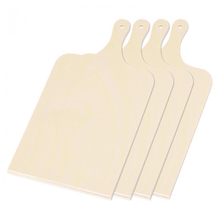 ピザボード 木製 ピザプレート 取っ手付き ピザパドル ステーキプレート 薄いベニヤ合板 ピザピール ま..