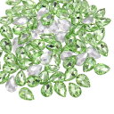 50個 10 x 14 mm ティアドロップ ラインストーン アクリル 尖ったバック ラインストーン ビーズ 宝石 宝石作り コスチューム 水晶 装飾 工芸品 ...