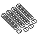 50パックのメタルスライド調整バックル1/2
