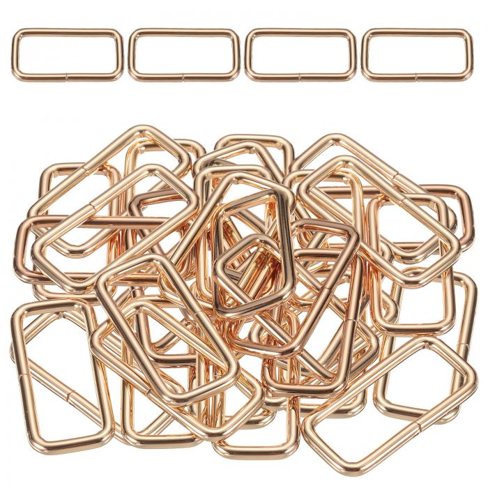 36個 メタル長方形リングバックル 4/5