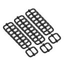 25パックのメタルスライド調整バックル1/2