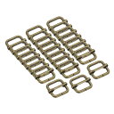 25パックのメタルスライド調整バックル4/5