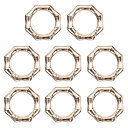 8個 スプリングスナップクリップ 1.2