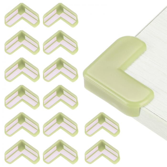 コーナープロテクター 16個 テーブルコーナープロテクター 家具 コーナーガードとエッジ 安全バンパー ..