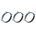 3個のスプリットリングパイプハンガー 140mm / 5.5