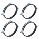 4個のスプリットリングパイプハンガー 160mm/6.3