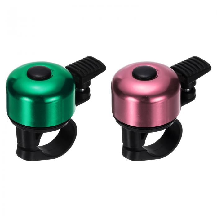 2個 自転車ベル ミニ自転車ベル 大音量で鮮明なクリアなサウンド 自転車リングベル アルミ自転車アクセ..