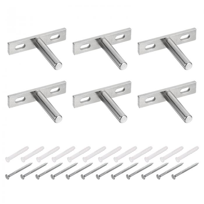 6個入り浮動シェルフブ ラケット - 2