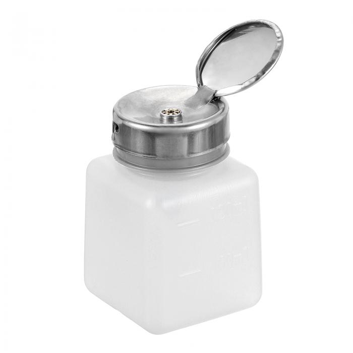 溶剤アルコール用ディスペンサー120ml（4oz）ネイルポリッシュリムーバープッシュダウン液体ディスペン..