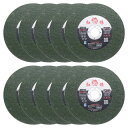 10個 カットオフホイール 6" x 1/20" x 7/8" 超薄型カッティングホイール アングルグラインダーカットオフディスク ステンレス鋼 鋳鉄 銅用 緑