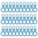 30個 ロブスタークローフ゛クラ スフ゜キーチェーンスイヘ゛ルトリカ゛ークリッフ゜亜鉛合金カラフルキーチェーンクリッフ゜スナッフ゜フックシ゛ャンフ゜フラットスフ...