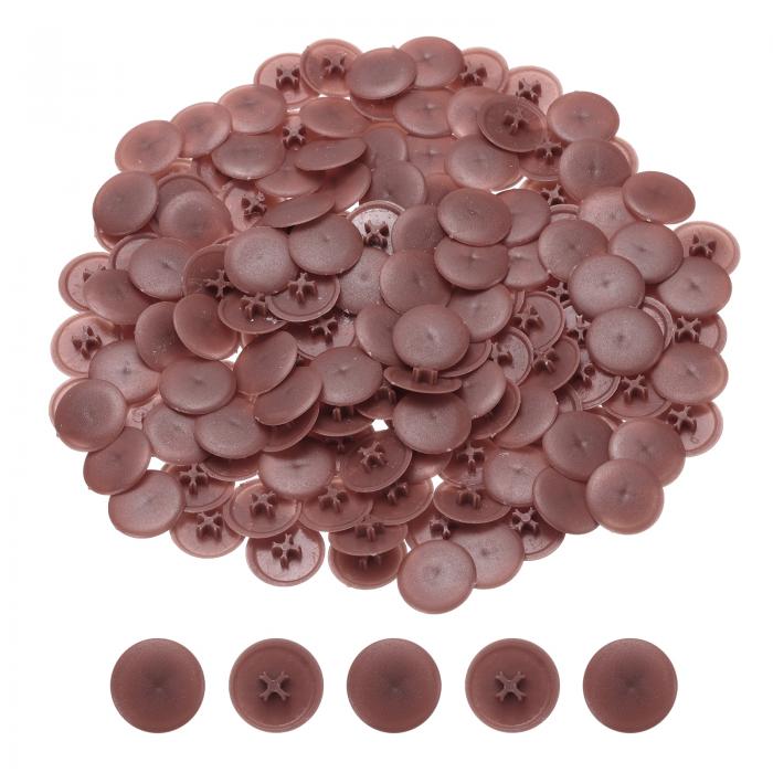 スクリューキャップカバー、158個17mm - プラスチック製セルフロックナットスクリューキャップ、フィリ..