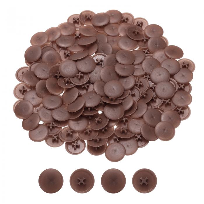 スクリューキャップカバー、108個17mm - プラスチック製セルフロックナットスクリューキャップ、フィリ..