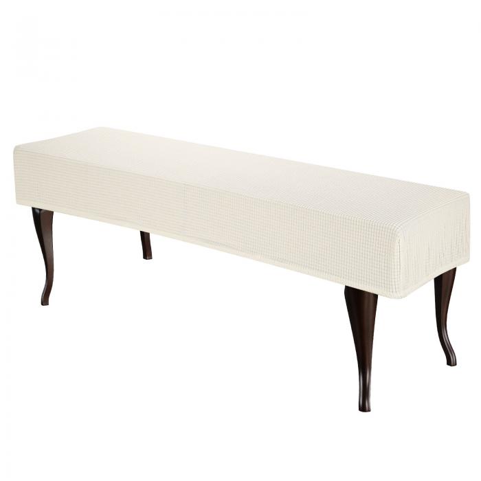 ベンチクッションカバー ジャガード ダイニングベンチカバー 防塵 洗える ベンチシートプロテクターカ..