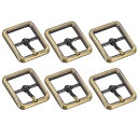 金属ローラーバックル 6個0.75