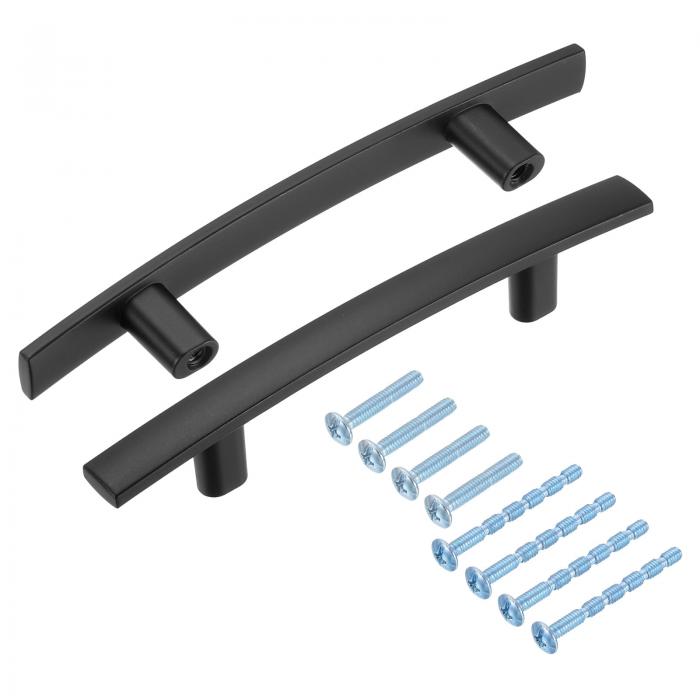 キッチンキャビネットハンドル 10個5-3/16" - 亜鉛合金3"ホールセンターカーブキャビネットプル 家具ワ..