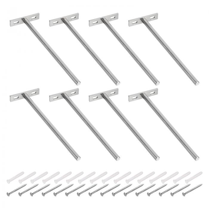 8個 浮かぶ棚ブ ラケット - 8