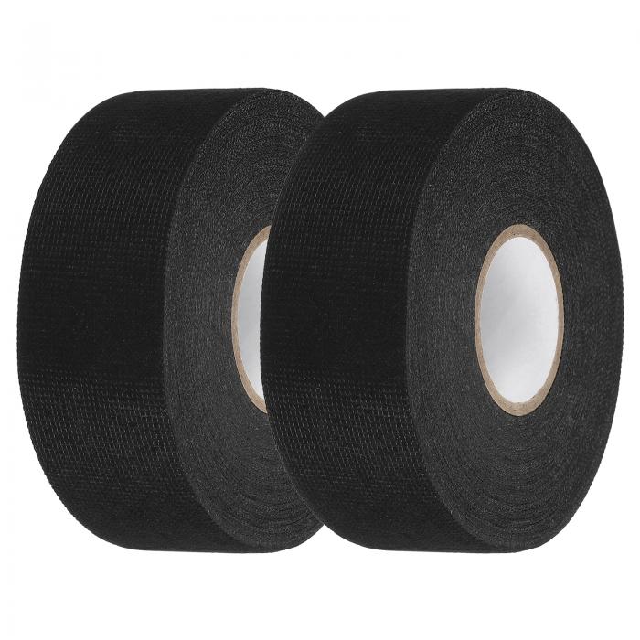 ワイヤーハーネステープ 1.5インチ×82.02フィートの自己粘着布電気テープ オート電気ケーブル固定用高..