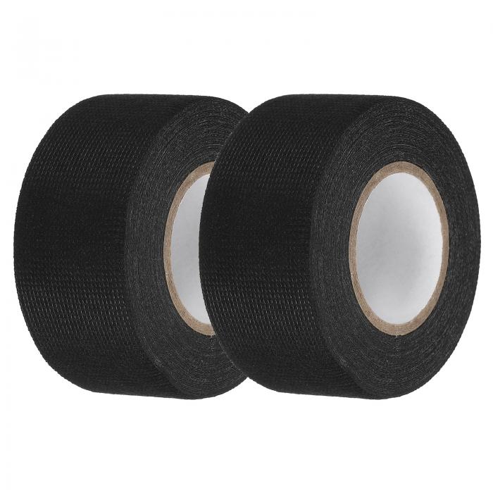 ワイヤーハーネステープ 1.26インチ×32.81フィートの自己粘着布電気テープ オート電気ケーブル固定用高..