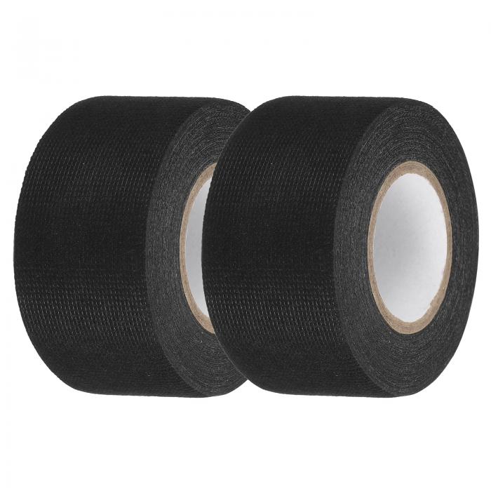 ワイヤーハーネステープ 1.5インチ×32.81フィートの自己粘着布電気テープ 自動車用電気ケーブル固定用..