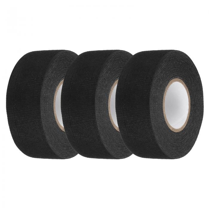 ワイヤーハーネステープ 1.26インチ×49.2フィートの自己粘着布電気テープ 自動車用電気ケーブル固定用..