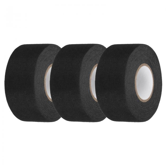 ワイヤーハーネステープ 1.5インチ×49.2フィートの自己粘着布電気テープ 自動車用電気ケーブル固定用高..