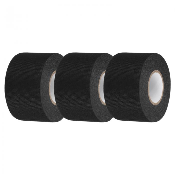 ワイヤーハーネステープ 1.97インチ×49.2フィートの自己粘着布電気テープ 自動車用電気ケーブル固定用..