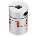 アルミ軸カップリング12mmから12.7mmフ レキシブルスー パイダーカップリングL50mm x D35mmカプラージョース パイダーシャフトジョイントコネクター3DプリンターDIYエンコーダーCNCルーターミリングマシン
