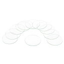12個の時計用水晶ガラスレンズ 39.5mmフラットラウンドメガネ時計フェイス水晶レンズ交換部品 時計修理用 クリア