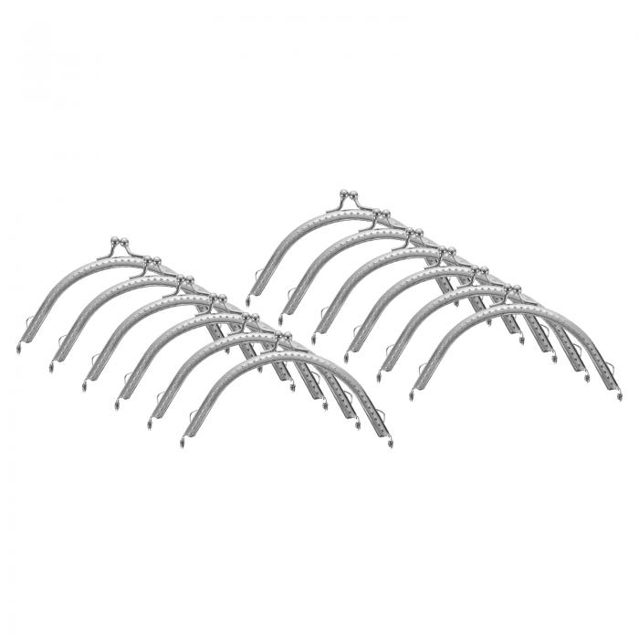 12個のメタルパース フレーム 12.5cm/4.9" レトロアーチキスロックク ラスプフレーム ハンドバッグ コ..