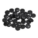 30個16L木製ボタン3/8