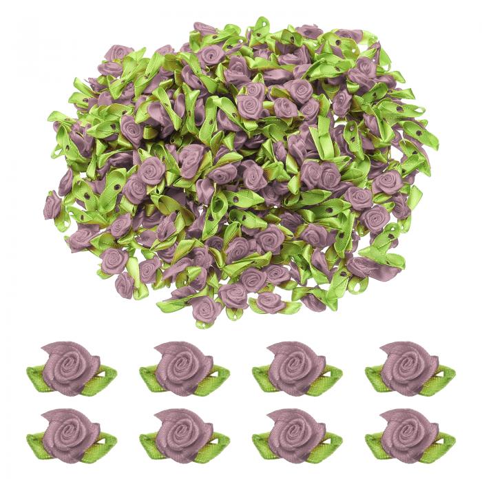 500個 ミニリボンバラ 花 リボン クラフト用 15mm/0.6