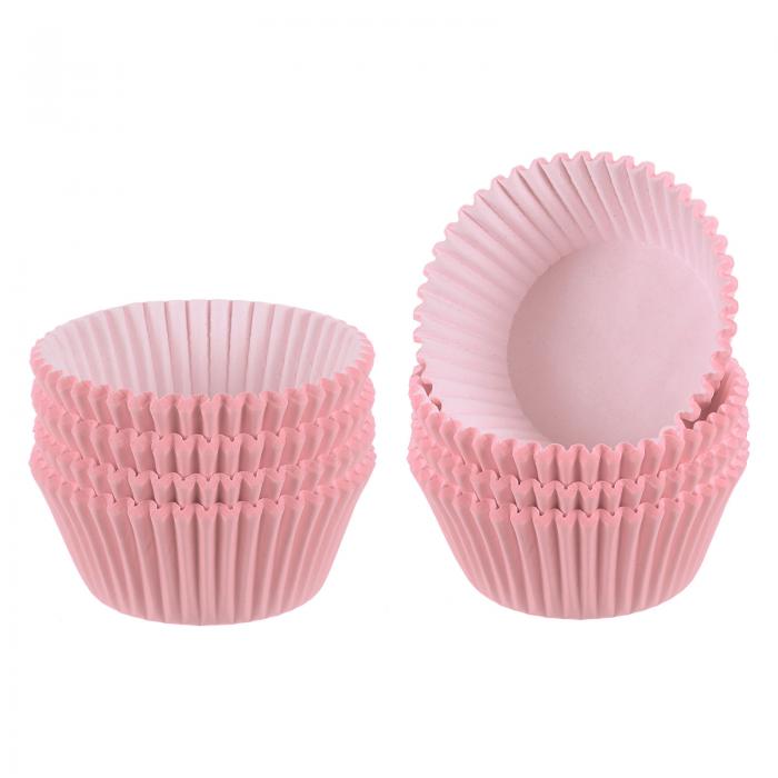 200個 カップケーキライナー ピンク 