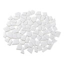 不規則なセラミックモザイクタイル 500g/1.1LB ステンドセラミックモザイクバルクピース 石モザイクキット DIYアートクラフト プロジェクト 家の装飾用...