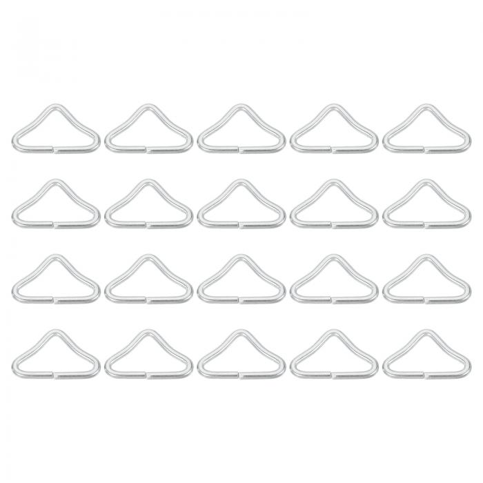 トランポリン三角バックル 三角リングバックル Vリング トランポリン バッグストラップリング メタル ..