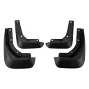 X AUTOHAUX Volvoに対応S60 2020-2023用フロントおよびリアマッドフラップスプラッシュガードマッドガード1セットW / マウントアクセサ...