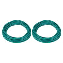 18AWG ワイヤー 18 ゲージ 銅線 PVC フックアップ ワイヤー UL1007 ティンメッキ銅線 7.5m/25ft 緑 内部接続ワイヤー