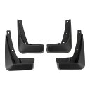 X AUTOHAUX 1セットのアウディに対応A3ハッチバック2016-2019用フロントおよびリアマッドフラップスプラッシュガードマッドガードW / マウント...