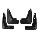 X AUTOHAUX BMWに対応 3シリーズE46 1997-2005用フロントおよびリアマッドフラップスプラッシュガードマッドガード1セット(取り付けアクセ...