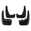 X AUTOHAUX BMWに対応 3シリーズF30/F35 2013-2019用1セットフロントおよびリアマッドフラップスプラッシュガードマッドガードW / ...