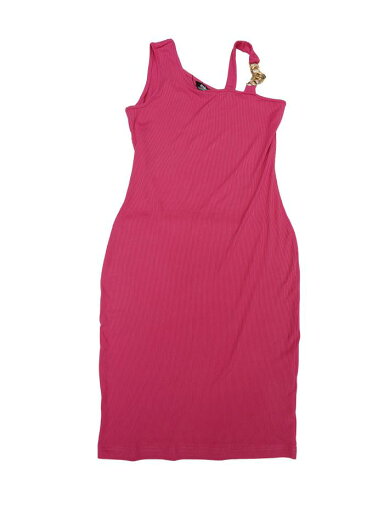 Allegra K レディース 夏用 リブ付き クラブタンクドレス ノースリーブ ボディコンドレス ホットピンク XL Allegra K レディース 夏用 リブ付き クラブタンクドレス ノースリーブ ボディコンドレス ホットピンク XL