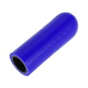 X AUTOHAUX 1個 60mm長 16mm/0.63インチ 内径 ブルー車用シリコンゴムホースエンドキャップ バイパスチューブ用シリコン補強ブランキングキ...