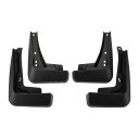 X AUTOHAUX 1セットのアウディに対応A3ハッチバック2020-2023用フロントおよびリアマッドフラップスプラッシュガードマッドガードW / マウント...