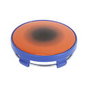 VekAuto 1 Pc ホイールセンターキャップ ハブキャップ リムセンターキャップ OD: 60mm/2.36" ユニバーサル プラスチック ブルー ニッサン Lexusに対応用 ブラック オレンジ ステッカー