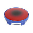 VekAuto 1 Pc ホイールセンターキャップ ハブキャップ リムセンターキャップ OD: 60mm/2.36" ユニバーサル プラスチック ブルー ニッサン Lexusに対応用 ブラック レッド ステッカー