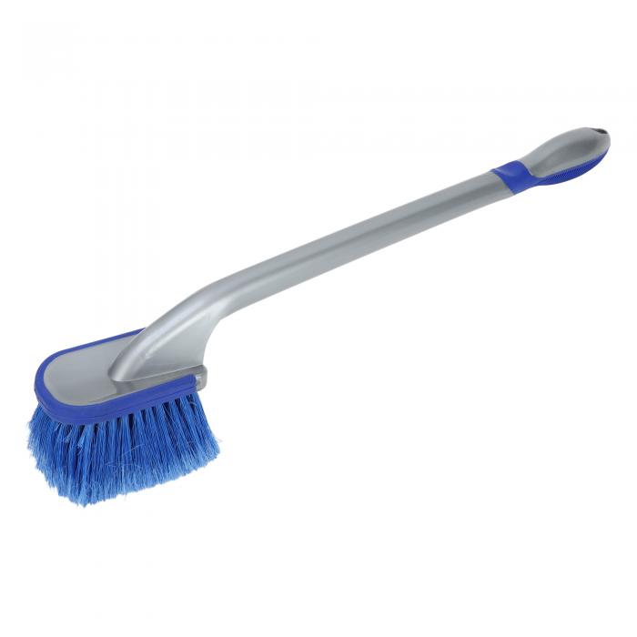 INFINAUTO 車輪リムディテールブラシ 50.5cm車排気口リムタイヤディテールブラシTPRブルー 1個