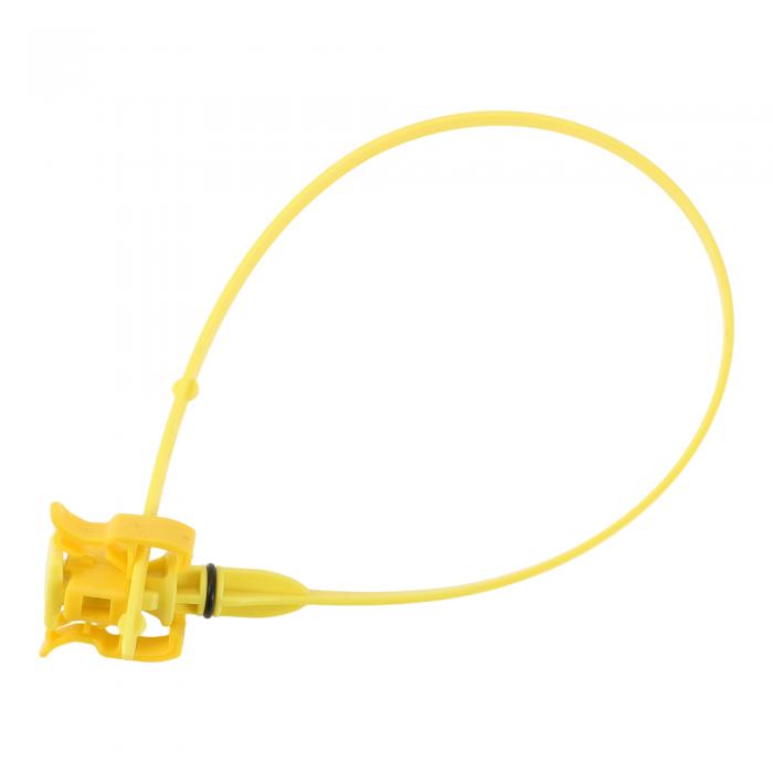 Motoforti 日産に対応インタースター2.2 2.5 Dci 2000-2024用エンジンオイルディップスティックオイルレベルディップスティックダブルホールインジケーター プラスチック No.8200676299 イエロー