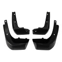 Motoforti ホンダに対応フィット(ハッチバック)2014-2017用マッドフラップスプラッシュガードマッドガードW /マウントアクセサリー